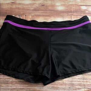 ZeroXposur Swim Shorts with Purple Accent XXL
